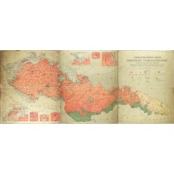 Národnostní mapa Republiky československé