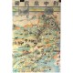 Pictorial wall map of China