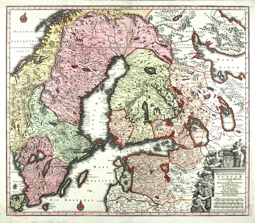 Nova Mappa Geographica Sueciae ac Gothiae Regna