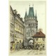Praha. Staroměstská mostecká věž