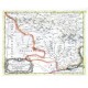 Reise Cart aus Provence in Italien - Alte Landkarte