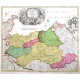 Ducatus Meklenburgici tabula generalis - Stará mapa