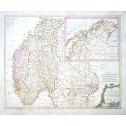 Karte von dem Königreiche Norwegen