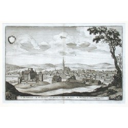 Polna - Polná, mědirytina, Merian, 1650