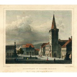 Marktplatz in Kaaden (Caadan)