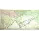 Carte Geographique representant  les Russes, les Turcs ...