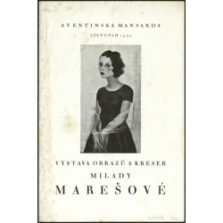 Aventinská mansarda - Milada Marešová, katalog výstavy 1930