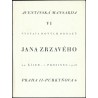 Aventinská mansarda - Jan Zrzavý, katalog výstavy 1928