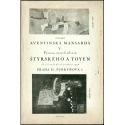 Aventinská mansarda - Štýrský a Toyen, katalog výstavy 1928