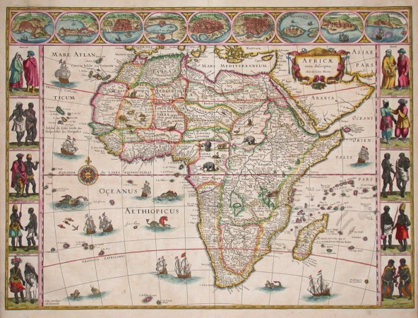 Africae nova descriptio - Old maps for sale