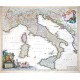 Totius Italiae tabula - Stará mapa