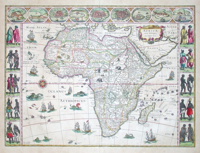 Africae nova descriptio - Old maps for sale