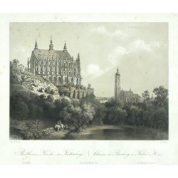 Barbara Kirche in Kuttenberg. Chrám sv. Barbory v Kutné Hoře