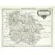 Comitatus Herefordiensis - Alte Landkarte