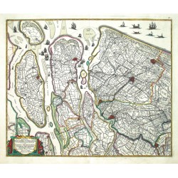 Novissima Delflandiae, Schielandiae ... tabula