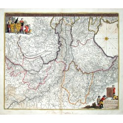 Ducatus Geldriae, et Comitatus Zutphaniae, tabula