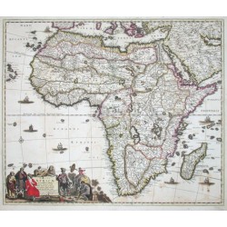 Totius Africae accuratissima tabula, denuo correcté revisa