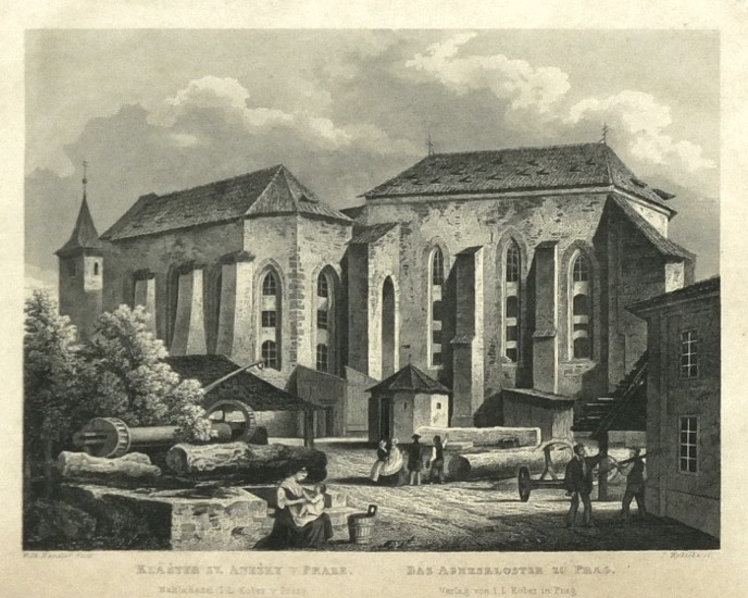Klášter sv. Anežky v Praze. Das Agneskloster zu Prag