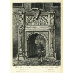 Stará brana zamecka v Chomutove. Das alte Schlossthor zu Komotau