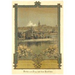 Ansicht von Prag und dem Hradschin