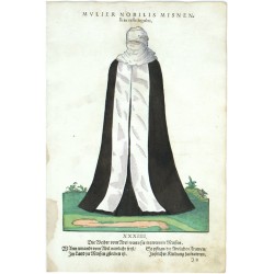 Mulier Nobilis Misnensis in veste lugubri