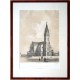 Pfarkirche zu Frauenberg in Böhmen, consecrit am 16. Mai 1847 - Alte Landkarte