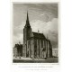 Die Stadtkirche und das Rathhaus in Pilsen - Antique map