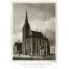 Die Stadtkirche und das Rathhaus in Pilsen