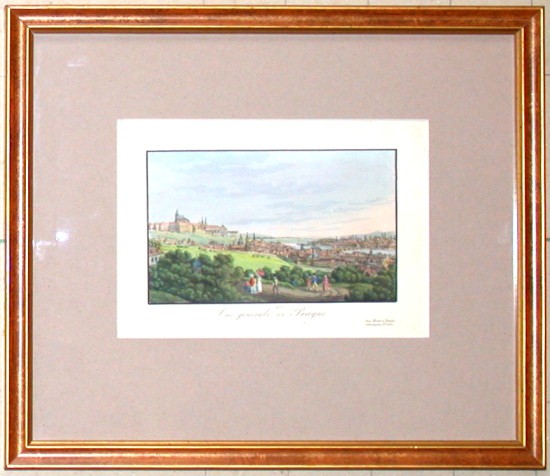 Vue génerale de Prague - Staré mapy na prodej