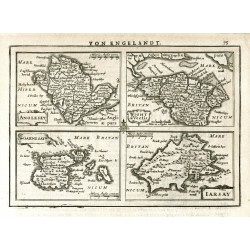 Anglesey. Wight ol: Vectis. Garnesay. Iarsay