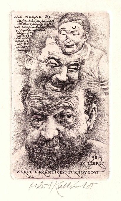 Trojportrét Jana Wericha