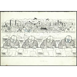 Otakar Mrkvička - ilustrační kresba