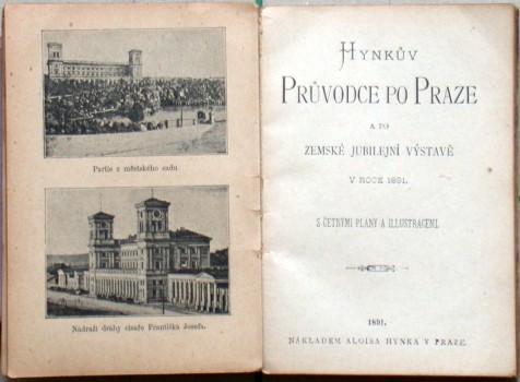 Hynkův Průvodce po Praze a po Zemské jubilejní výstavě v roce 1891 - Staré tisky, vzácné knihy a bibliofilie na prodej