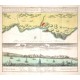 Topographica Repraesentatio Barbarici Portvs et Vrbis Mvnita Oran vna cvm  - Wahrhaffte Abbildvng der Barbariscen Vestvng