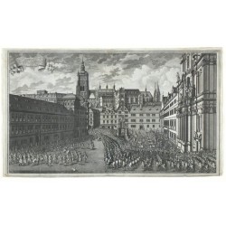 Prospect des so gennante Walischen Platzes in der Königl. Klein Stadt Prag