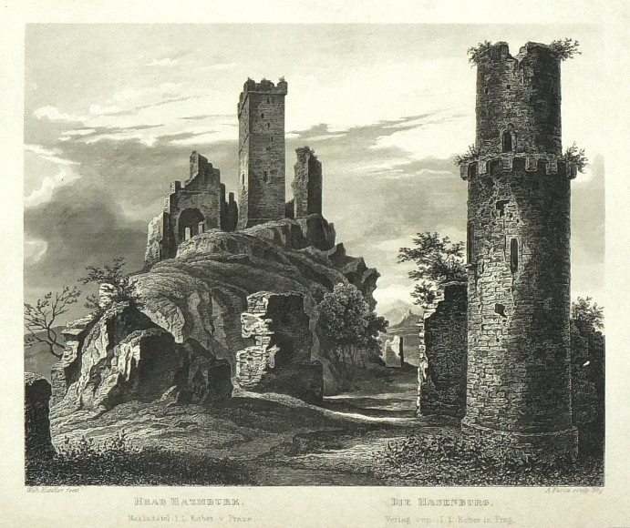 Hrad Hazmburk. Die Hasenburg.