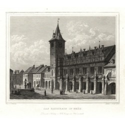 Das Rathhaus in Brüx