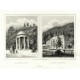 Karlovy Vary. Die Theresienbrunn. Der Freundschaftsaal. Carlsbad.