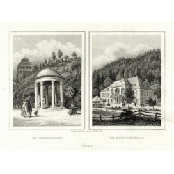 Karlovy Vary. Die Theresienbrunn. Der Freundschaftsaal. Carlsbad.