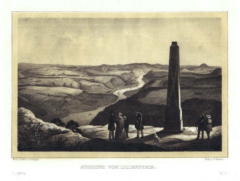Aussicht vom Lilienstein