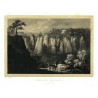 Saské Švýcarsko - Brücke auf der Bastei, litografie, Semmler, Bürger, Arldt, 1845
