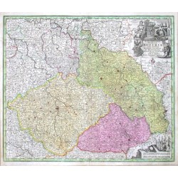 Regni Bohemiae, Ducatus Silesiae, Marchionatus Moraviae et Lusatiae Tabula Generalis
