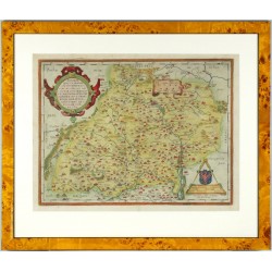 Morava - Ortelius - Fabritius - Moraviae, quae olim Marcomannorum Sedes