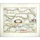 Tractus Rheni et Mosae - Rhine, Meuse, Waal - copperplate map, Blaeu, 1630