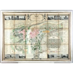 Jan Loth - Plán Prahy - Situations-Plan von Prag