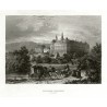 Broumov - Kloster Braunau in Böhmen, ocelorytina, 1850