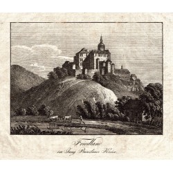 Frýdlant  - Friedland im Jung Bunzlauer Kreise, mědirytina, Hyllos, 1820