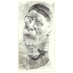 Oldřich Kulhánek - Jan Zrzavý - Ex libris Stanislav Novotný - litografie, 1987