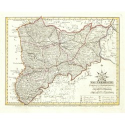 Ungarn - Komitat Vas - Kupferstich Karte, Görög, 1802