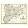 Maďarsko - župa Vas - mapa, mědirytina, Görög, 1802